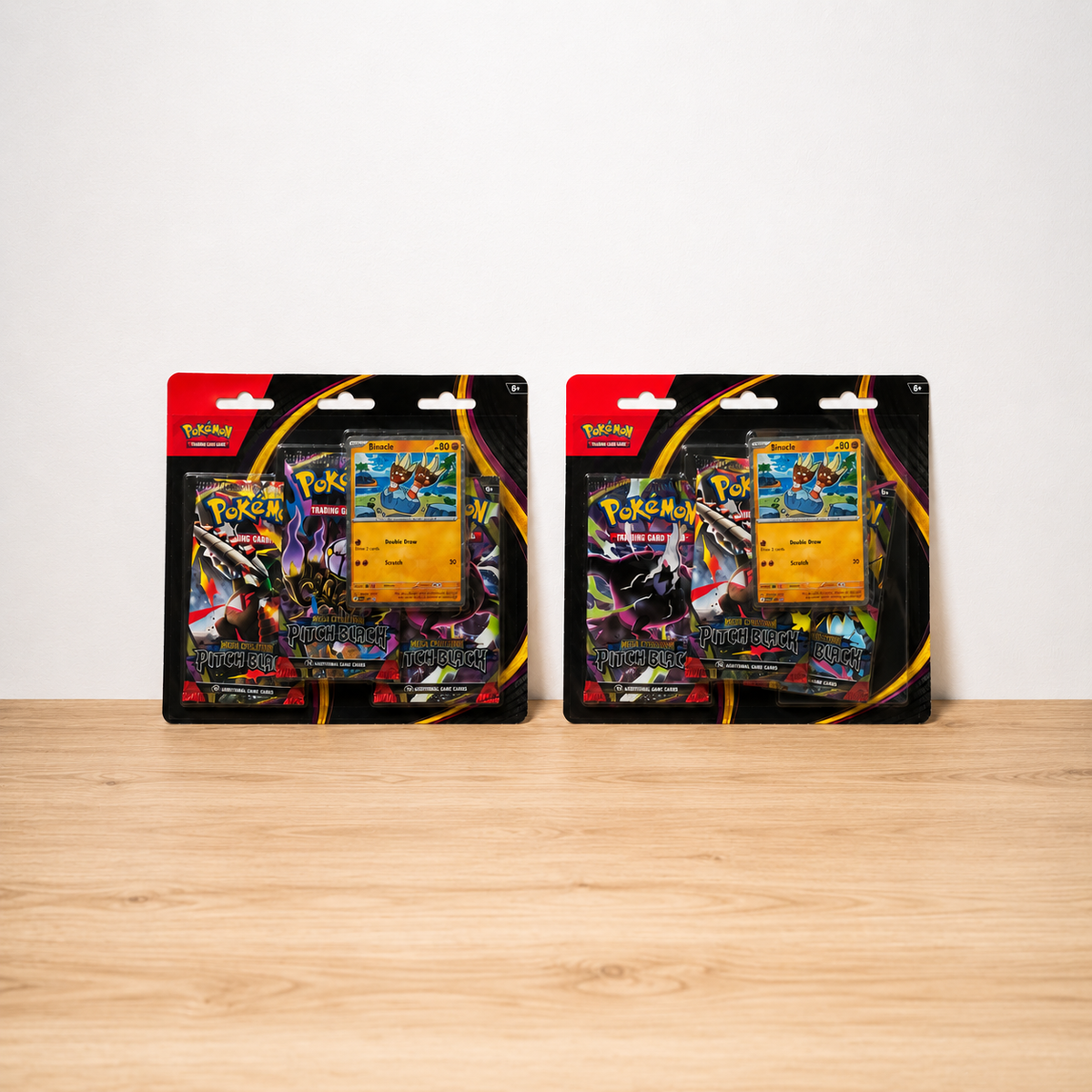 Pokémon TCG Mega Evolution: Pitch Black 3-Pack Blister | Binacle Promo